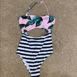 One piece bathing suit